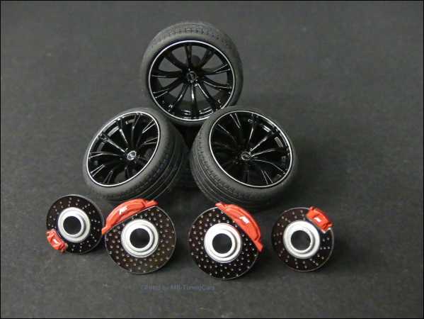 1:18 Audi RS6+ ABT ASIA EDITION Rim Size